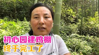 娄娄初心园建鸡棚终于完工了，粉丝问我如果没结婚，愿不愿意嫁给二哥这么穷的人，告诉你们真相吧【初心园红玲】