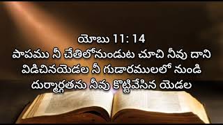 Yobu | adyaayamu 11 | audio Bible Telugu | living words tanuku