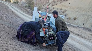 Babak's help in plowing Pazan family's agricultural land 🏠🍂