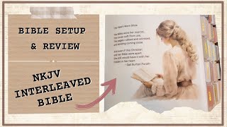 NJKV Interleaved Journaling Bible Setup and Review!