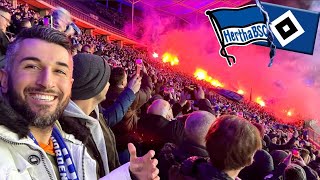AUSWÄRTSSIEG! HSV FAN INVASION IN BERLIN - Hertha BSC vs. Hamburger SV Stadionvlog