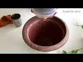 making small cement pot for living room diy planters