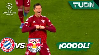 ¡GOOL ! Lewandowski anota | Bayern 1-0 RB Salzburg | UEFA Champions League 2022 - 8vos vuelta I TUDN