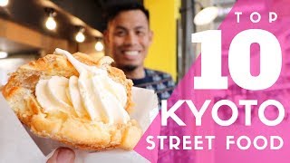 Japanese Street Food Tour Top 10 in Kyoto Japan | Nishiki Market Food Guide