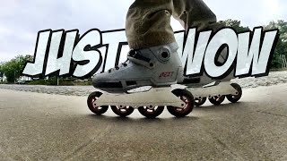 AWESOME SETUP! First Ride with the Endless 90 Trinity + Powerslide Next | Rollerblading