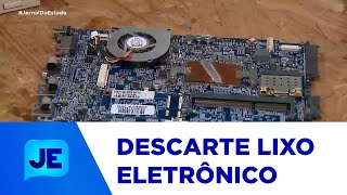 Descarte Lixo; Equipamentos eletrônicos possuem diversos componentes tóxicos em suas estruturas - JE