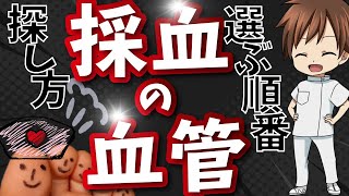 採血の血管の探し方や選び方を新人看護師向けにわかりやすく解説！【理由付き】