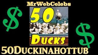 How much does 50 Ducks in a Hot Tub make on YouTube 2015