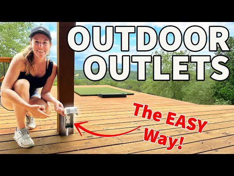 Can I install an outlet on my deck?