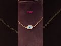 Trending evil eye locket neck length chain(13