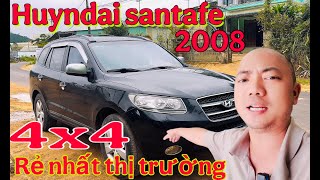 Huyndai santafe mới về 2008 hai cầu máy dầu đẹp xuất sắc chủ xài kỹ | ô Tô Quang chung lâm Đồng