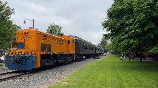 Snoqualmie Valley Railroad Train departing Snoqualmie, WA // Part 2