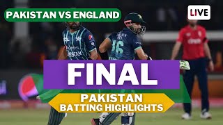 Pakistan Batting Highlights Final Match Live- Pakistan VS England 7th T20 Match- Game On Bro