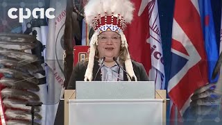 National Chief Cindy Woodhouse Nepinak addresses AFN general assembly – July 9, 2024