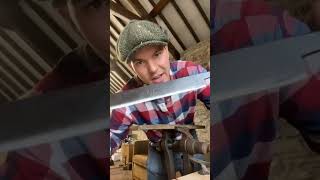 Restoring A Rusty Old Drawknife #ireland #woodwork #handtools #restoration #sharpening #woodturning