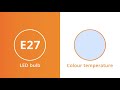 colour temperature e27 led bulb any lamp co.uk