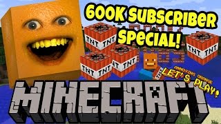 Annoying Orange Plays - MINECRAFT: 600K Subscriber Special!