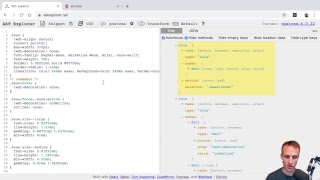Parsing CSS with postcss