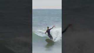 【SURF】胸肩〜頭サイズの波でハングヒール👣🏄‍♂️