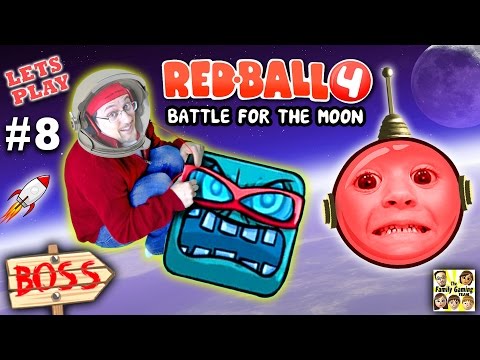 ¡Chase y papá juegan REDBALL 4! Batalla por la Luna ¡BATALLA DE JEFES! Niveles 56 – 60 (Parte 8 del juego)