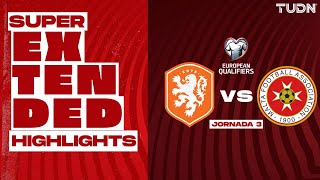 SUPER EXTENDED HIGHLIGHTS - Países Bajos vs Malta | UEFA Qualifiers - J4 2025 | TUDN