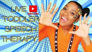 Toddler learning video |speech therapy for babies at home|virtual live speech session