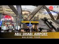 Abu Dhabi Airport - New Terminal A Walking Tour