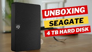 Seagate Expansion 4 TB External HDD Unboxing \u0026 Review