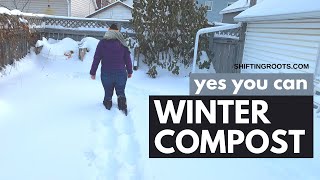 How to Winter Compost when it's FREEZING outside