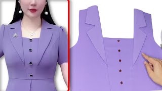 Unique and Simple Notch Neck Design in Easy Techniques | Sewing Tips and Tricks