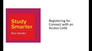 How to Register for your Connect course