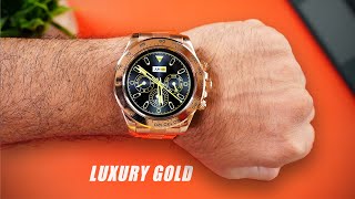 Luxury Gold Premium Smartwatch - The New Fire Boltt Blizzard 🔥