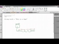 String substring method