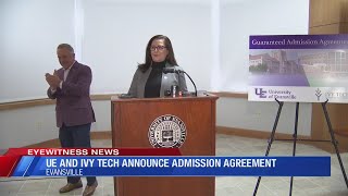 UE and Ivy Tech announce admission agreement