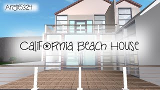 69k Modern Beach House Roblox Bloxburg Speedbuild Giveaway