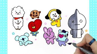 방탄소년단캐릭터그리기 Videos - 9tube.tv
