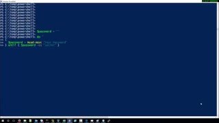 How to read user input in Powershell