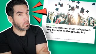 ¿Necesitas un título para tener un buen trabajo?