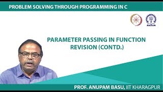 Parameter Passing in Function Revision (Contd.)