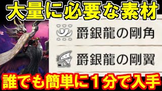 爵銀龍メルゼナの剛翼と剛角を誰でも簡単に１分で破壊・入手する方法と手順　モンハンライズサンブレイクMHRise