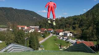 Ski jump - summer jump - Magyar training day in Kisovec, Slovenia