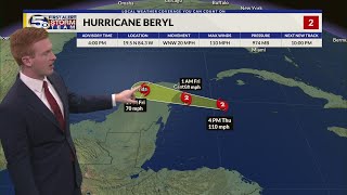 Hurricane Beryl to make landfall Friday on Yucatan Peninsula: Tropics Update Thurs 4p 7-4-2024