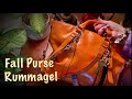 Purse rummage/switch from summer to fall!🍁(Soft spoken version) ASMR (No tapping)