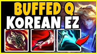 *NEW* KOREAN EZREAL MID BUILD! MASSIVE DAMAGE WITH EVERY SPELL! - League of Legends