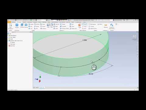 Inventor - How To Create A Radial Hole (Normal To A Curved Surface ...