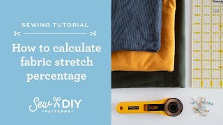 How to calculate fabric stretch percentage