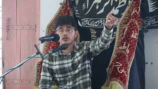 Janab Azhar Abbas | Peshkhwani | 9th Muharram Majlis Imambada Husainiya | Mustafabad Azadari 2023