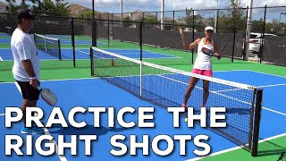 Coach Simone | Practice the RIGHT Shots even against lower level players!