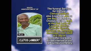 Cletus Lambert short