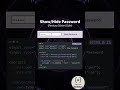 Enhancing User Experience: Show/Hide Password Functionality in Web Forms | Tutorial